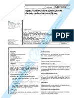 ABNT NBR 7229 1993 - Projeto, Contrução e Operação de Sistemas de Tanques Sépticos