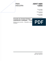 ABNT NBR 12655 2015 - Concreto de Cimento Portland - Preparo, Controle, Recebimento e Aceitação - Procedimento