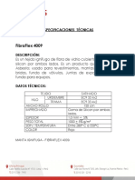 Especificaciones Tecnicas FibraFlex 4009