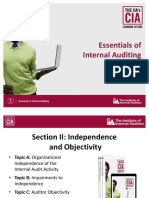 Essentials of Internal Auditing Independence and Objectivity