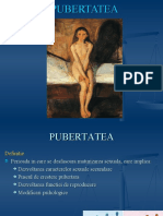 CURS 12 PUBERTATEA. DATE IMPORTANTE. PUBERTATEA PRECOCE SI RETARDUL PIBERTAR. MENOPAUZA. INFERTILITATE