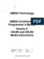 AMD64 Architecture Programmer's Manual - Volume 4 - 128-Bit and 256-Bit Media Instructions (26568, r3.19, Jun-2015)