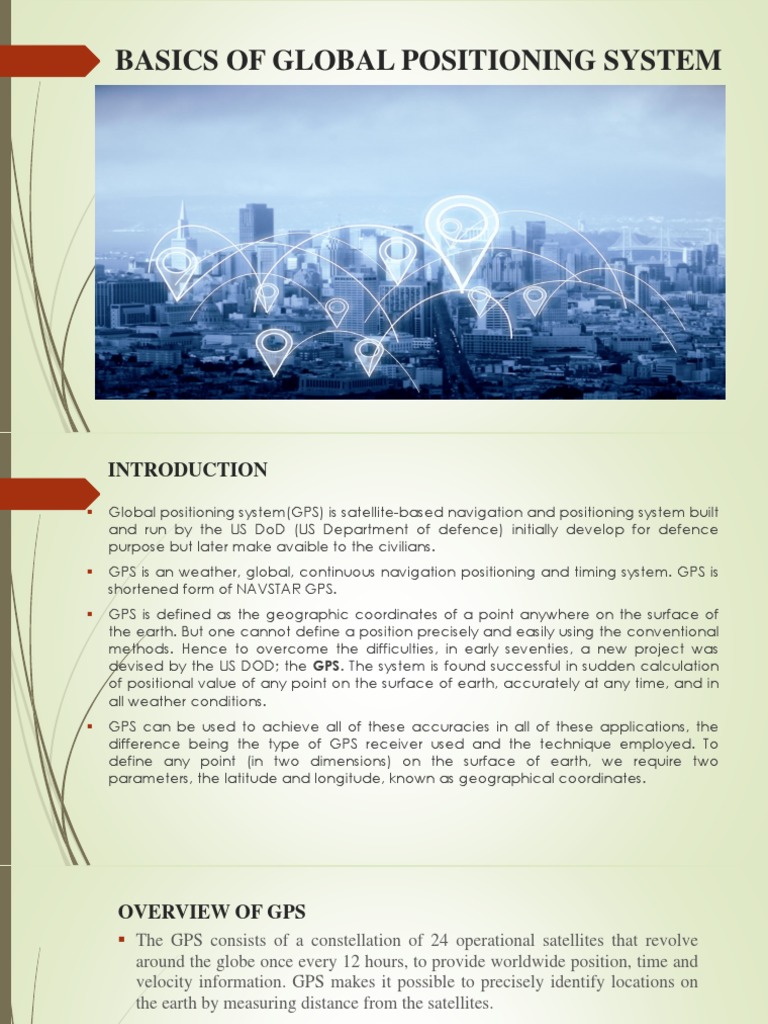 An Introduction to the Basics of Global Positioning Systems PDF