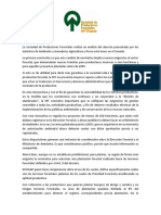 Sociedad de Productores Forestales sobre decreto del Poder Ejecutivo