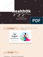 Healthok: Presented by Shantanu Dahake Pg-20-057 Hemant Pawade Pg-20-087