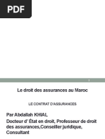 Abdallah KHIAL cours sur le contrat  d'assurance, cours 1-2-3 et 4-2