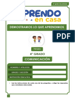 Demostrando Lo Que Aprendi 4° - Comunicacion