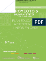 Proyecto 5 Humanístico 9nos Años