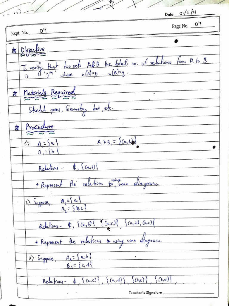 Representing Relations in Mathematics | PDF