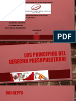 Los Principios Del Derecho Presupuestario