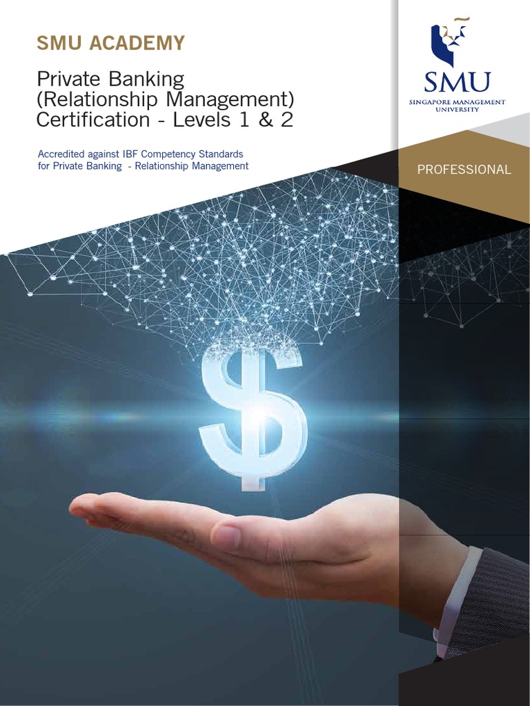 Private Banking (Relationship Management) Certification - Levels 1 & 2 ...