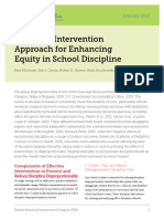A 5-Point Intervention Approach For Enhancing Equity in School Discipline