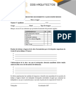 Formato de Seguimiento A Casos Sospechosos de Covid-19