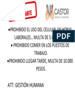 Aviso Prohibido