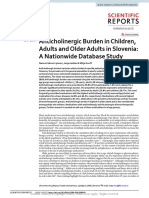 Anticholinergic Burden in Children Adults and Olde