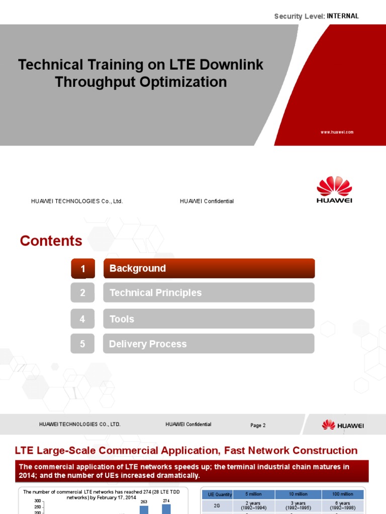 LTE Throughput Optimization Training | PDF | Computer Network ...