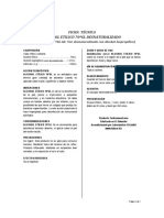 Ficha Técnica ALCOHOL ETILICO 70ºGL DESNATURALIZADO MAYO 17