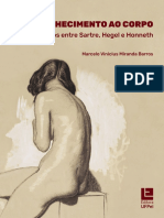 Do Reconhecimento Ao Corpo: Diálogos Entre Sartre, Hegel e Honneth, de Marcelo Barros