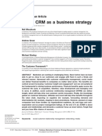 Social CRM As A Business Strategy: Practitioner Article