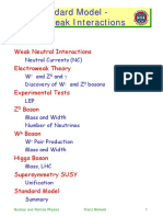 Standard Model - Electroweak Interactions