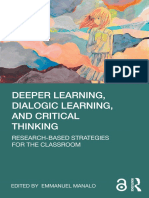 Deeper Learning, Dialogic Learning, and Critical Thinking