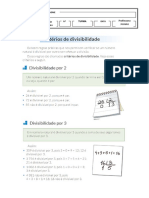 Critérios de Divisibilidade