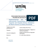 Implementacion de Intervencion Farmaceutica en Serviciossilva Ponce, Carolina Nataly