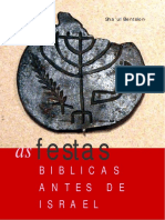 Festas Biblicas Antes de Israel