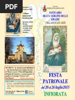 Villanova d'Asti Volantino Infiorata 2015