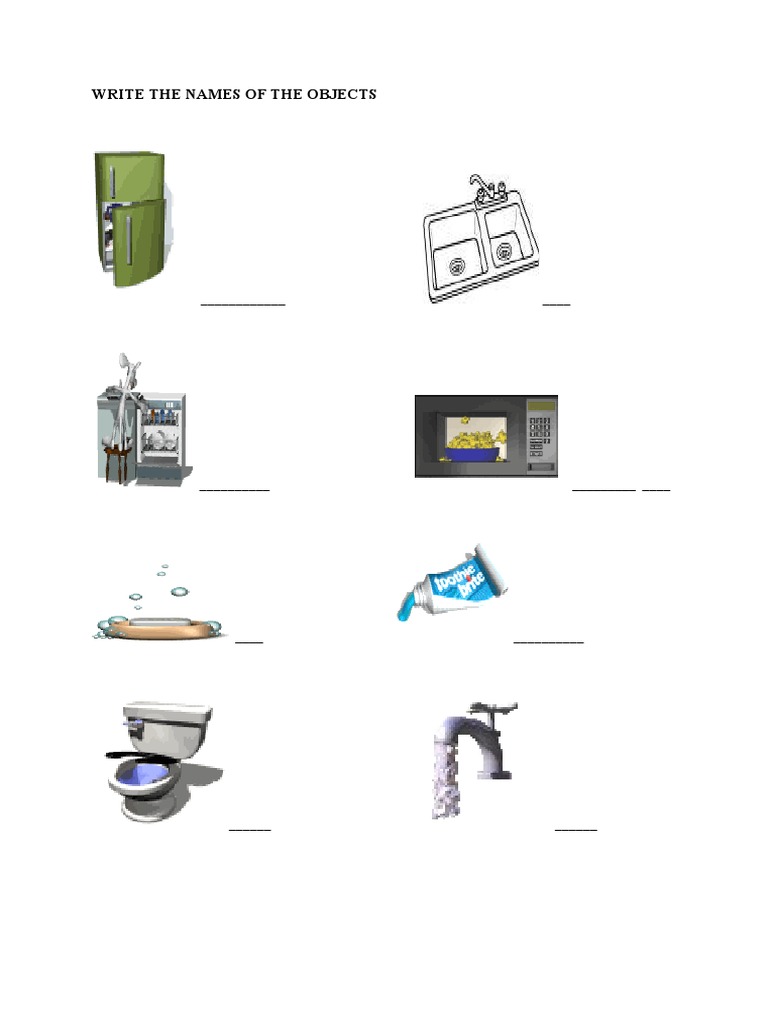 Object Identification Revision Test | PDF