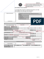 Annexure To Renewal of Firearm Licence Application For A Competency Certificate SAPS E517 A 381a How To Complete The Form