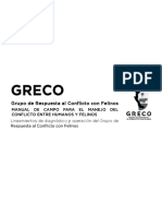 2016 GRECO Manual de Campo para El Manejo Del Conflicto Entre Humanos y Felinos