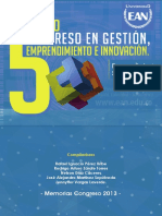 MEMORIAS 2013 Emprendimiento Sostenible