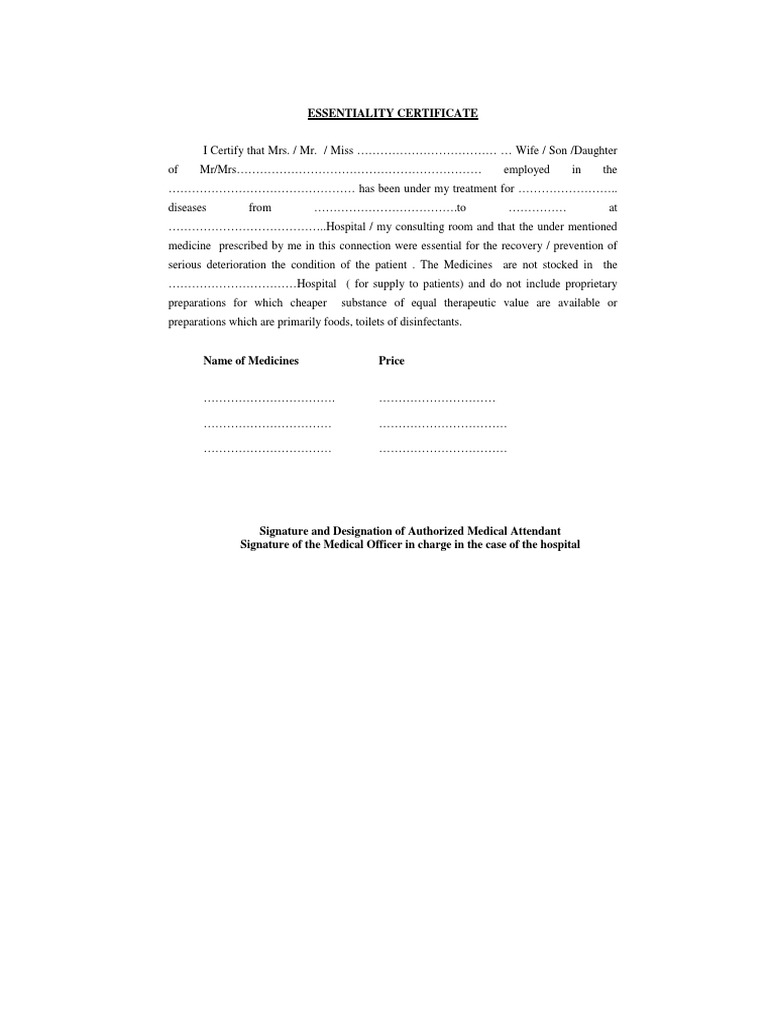 essentiality-certificate-pdf