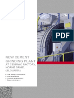 New Cement Grinding Plant: at Cemmac