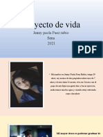 Proyecto de Vida Jenny Paola Paez Rubio