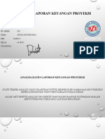 Analisa Ratio Laporan Keuangan Proyeksi