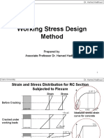 Working Stress Design Method: Prepared by Associate Professor Dr. Hamed Hadhoud