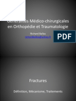 Généralités Medico-Chirurgicales en Orthopédie Et Traumatologie