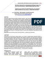 Jurnal FORMULASI DAN EVALUASI FISIK SEDIAAN GEL ANTIOKSIDAN EKSTRAK ETANOL 70% DAUN BELIMBING WULUH (Averrhoa Bilimbi L.) MENGGUNAKAN METODE DPPH