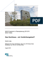 Das Hochhaus - Ein Verdichtungstool?: MAS-Programm in Raumplanung 2013/15: MAS-Thesis