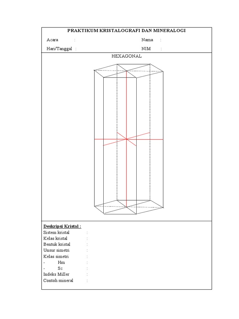 Sistem Kristal Heksagonal dan Trigonal | PDF