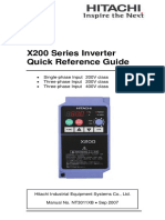 Hitachi x200 Series Inverter Reference Guide