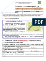 1°B - LENGUAJE Y COMUNICACIÓN - U4-Guía 7 - Instrucciones.