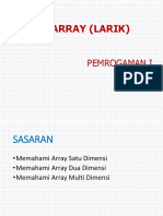 Array (Larik) : Pemrogaman I