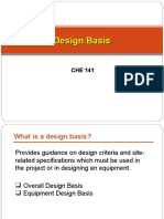 1 - General Overview of A Project - Design Basis