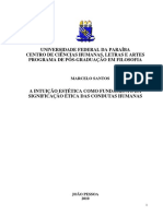 A Intuição Estética Como Fundamento Da Significação Ética Das Condutas Humanas