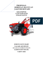 Proposal Sarasah Indah Saiyo Traktor