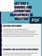 Economic and Accounting Development in Malaysia