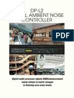 Digital ambient noise controller adjusts BGM volume
